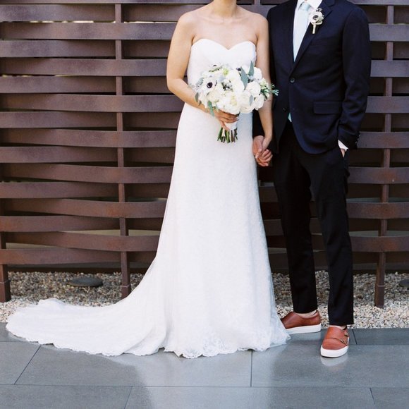 Michelle Roth Sage Wedding Dress - Picture 3 of 8